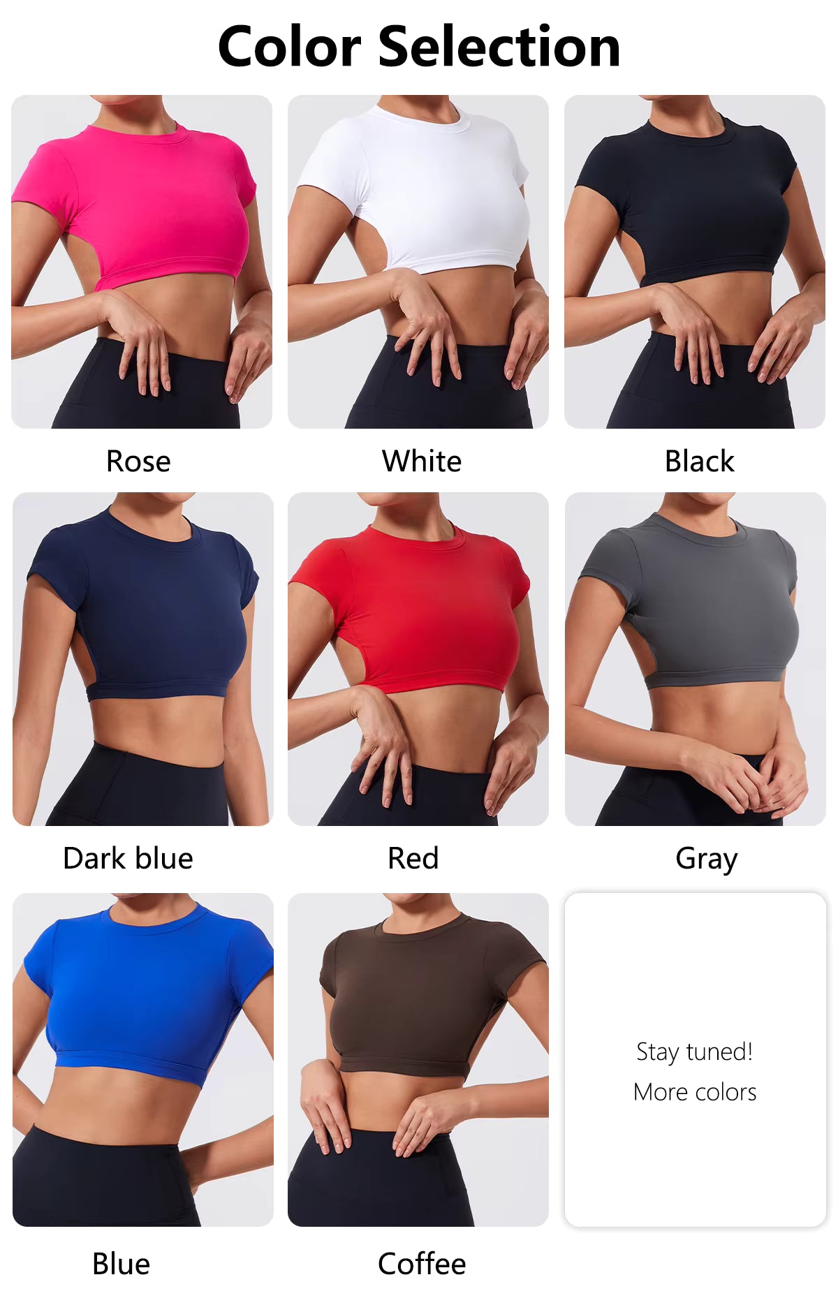 Summer Sports Shirts Workout Tops Fitness Activewear Quick-Dry Yoga Clothes Sport Crop Tops Backless Gym Top Women