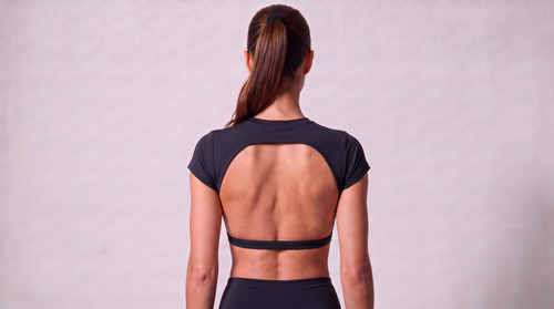 Backless Performance Crop Top